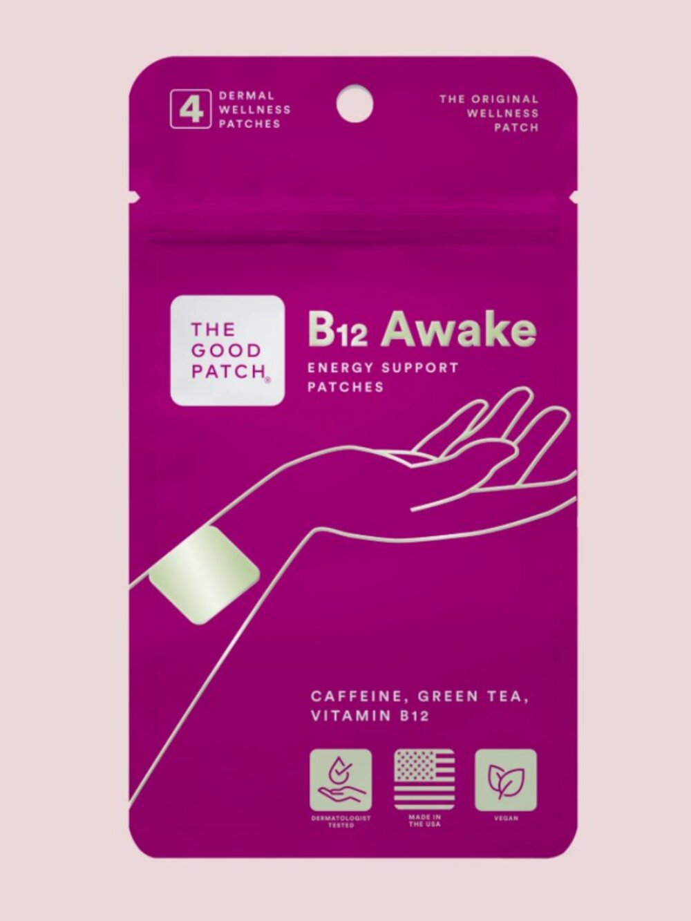 NWT The Good Patch B12 Awake Energy Support Patches 4 Patches